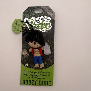 Watchover Voodoo Boozy Dude String Doll Keychain Ref 187 New